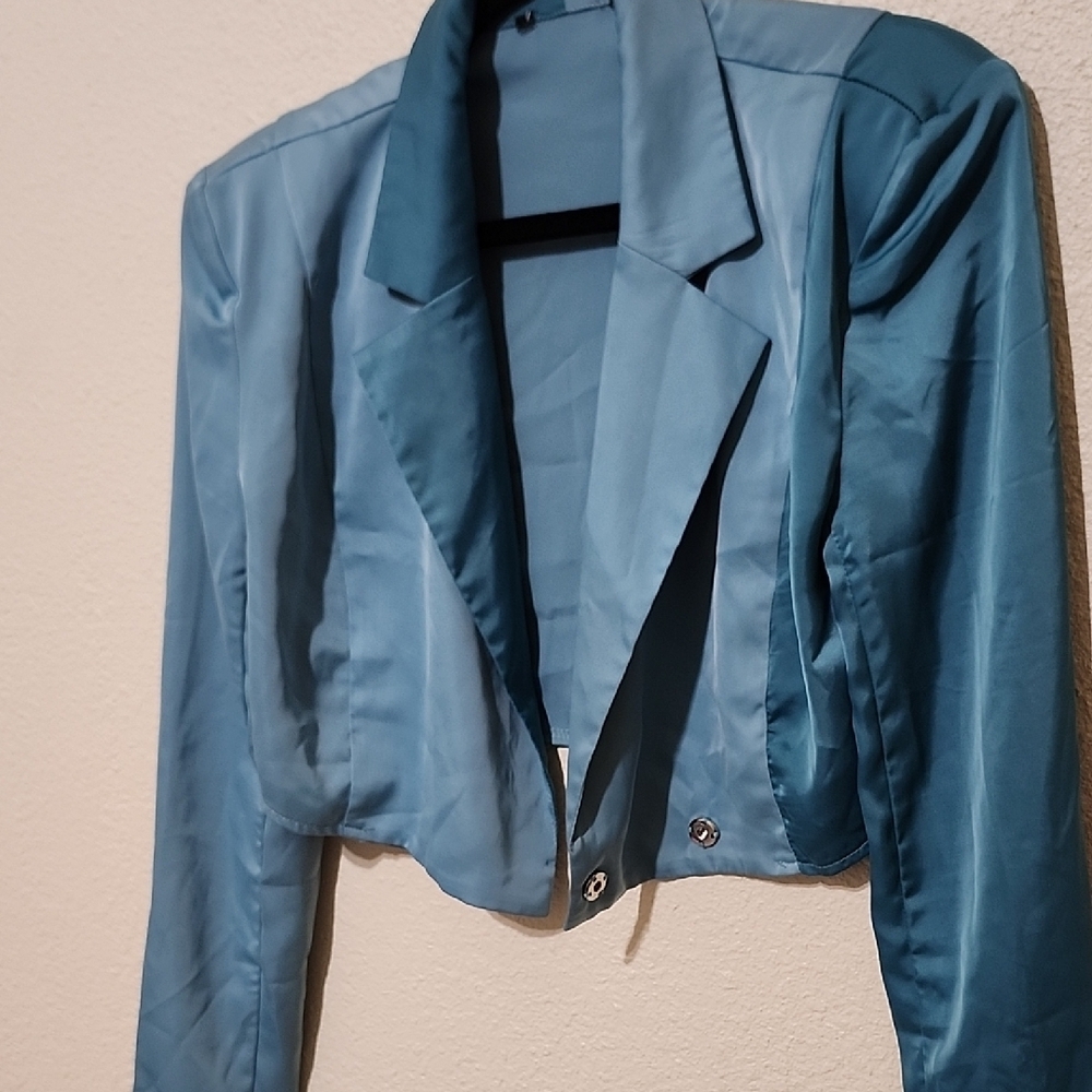 Elegant Blue Pantsuit - Picture 10 of 15